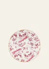 Ginori 1735 Oro Di Doccia Magenta Soup Plate In Gldmagnt