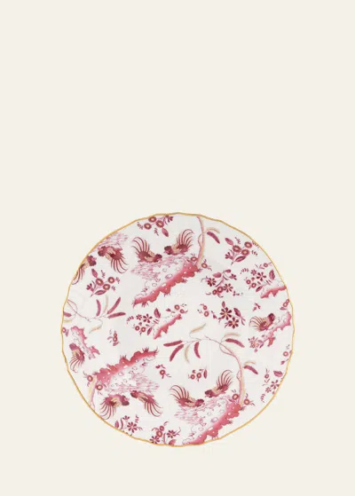 Ginori 1735 Oro Di Doccia Magenta Soup Plate In Gldmagnt