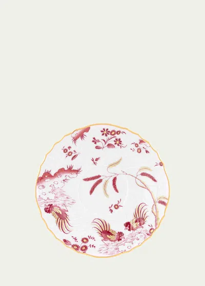 Ginori 1735 Oro Di Doccia Magenta Tea Saucer In Gldmagnt