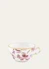 Ginori 1735 Oro Di Doccia Magenta Teacup In Gldmagnt