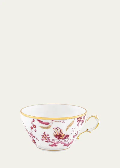Ginori 1735 Oro Di Doccia Magenta Teacup In Gldmagnt