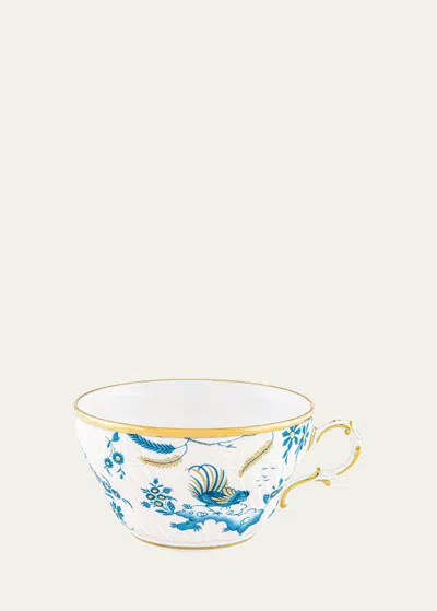 Ginori 1735 Oro Di Doccia Tea Cup, Turchese In Gldturq