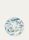 Ginori 1735 Oro Di Doccia Turchese Bread Plate In Gldturq