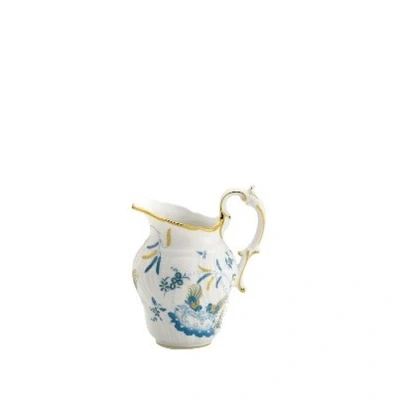 Ginori 1735 Oro Di Doccia Turchese Coffee Milk Jug In Blue