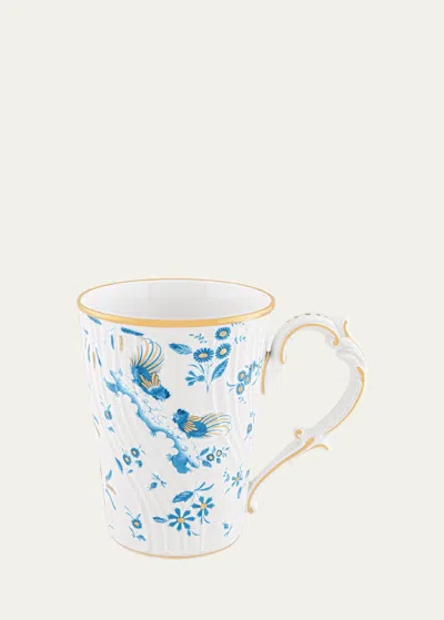 Ginori 1735 Oro Di Doccia Turchese Mug, 13 Oz. In Odoccia Turchese