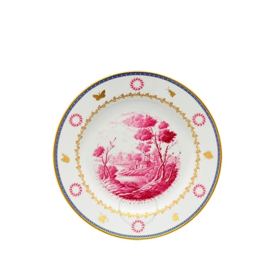 Ginori 1735 Paesaggi Flat Dinner Plate In Pink
