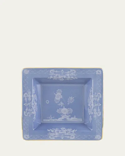 Ginori 1735 Pervinca Squared Tray, 7.1" In Orienteit Pervinca