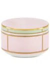 Ginori 1735 Porcelain Colonna Diva Rosa Lidded Sugar Pot In Pink