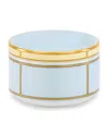Ginori 1735 Porcelain Colonna Diva Celeste Lidded Sugar Pot
