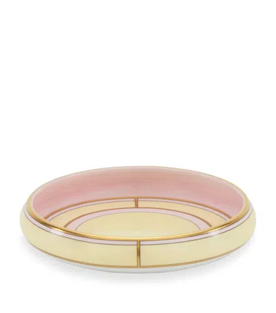 Ginori 1735 Porcelain Colonna Diva Giallo Round Tray