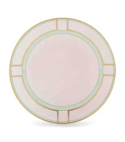 Ginori 1735 Porcelain Colonna Diva Rosa Dessert Plate In Pink