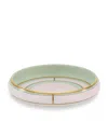 Ginori 1735 Porcelain Colonna Diva Rosa Round Tray In Blue