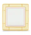 Ginori 1735 Porcelain Colonna Diva Square Change Tray In Yellow
