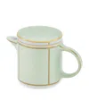 Ginori 1735 Porcelain Colonna Diva Verde Coffee Pot