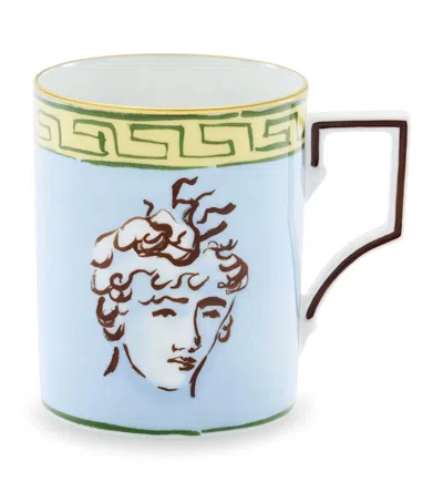 Ginori 1735 Porcelain Il Viaggio Di Nettuno Mug In Blue