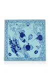 Ginori 1735 Oriente Italiano Iris Porcelain Placemats, Set Of 2 In Blue