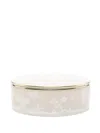 Ginori 1735 Oriente Italiano Meringa Trinket Box With Cover In Neutrals