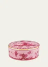 Ginori 1735 Porpora Round Covered Box In Blue