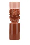 Ginori 1735 Portacandela Il Letterato 179rg08fx0031 Red In Brown