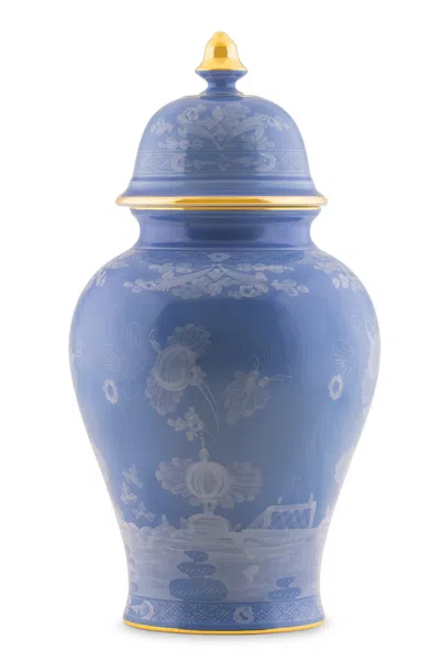 Ginori 1735 Potiche 'oriente Italiano' Large Vase In Neutral