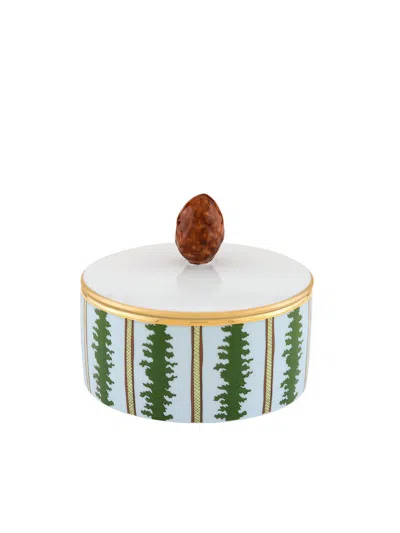 Ginori 1735 Profumi Luchino Large Trinket Box In Green