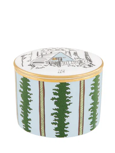 Ginori 1735 Profumi Luchino Trinket Box In Green