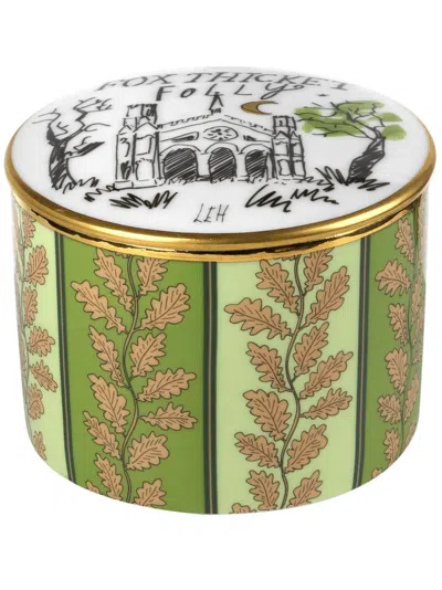 Ginori 1735 Profumi Luchino Trinket Box In Green