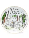 Ginori 1735 Profumi Luchino Printed Porcelain Plate In White