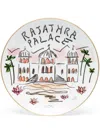 Ginori 1735 Rajathra Palace Porcelain Plate In 白色