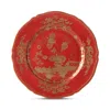 Ginori 1735 Richard Ginori Oriente Italiano Charger Plate In Red