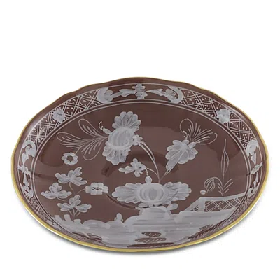 Ginori 1735 Richard Ginori Oriente Italiano Coffee Saucer In Brown