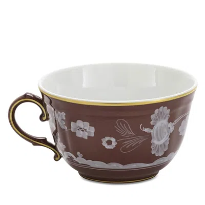 Ginori 1735 Richard Ginori Oriente Italiano Teacup In Brown