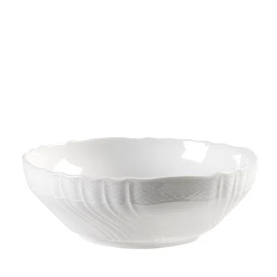 Ginori 1735 Richard Ginori Vecchio White Round Salad Bowl In Multi