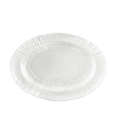 Ginori 1735 Small Oval Flat Platter In White