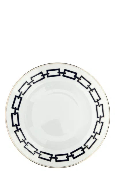 Ginori 1735 Soup Plate 'catene' ⌀ 24,5 Cm In Blue
