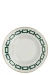 Ginori 1735 Soup Plate 'catene' ⌀ 24,5 Cm In Green