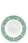 Ginori 1735 Soup Plate 'labirinto' ⌀ 24,5 Cm In Green