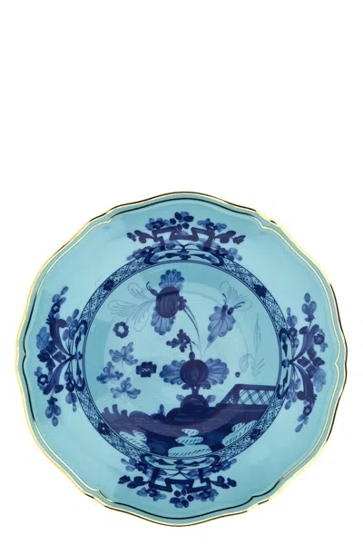 Ginori 1735 Soup Plate 'oriente Italiano' ⌀ 24 Cm In Blue