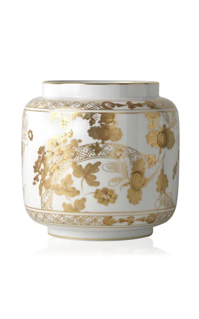 Ginori 1735 Oriente Italiano Aurum Stackable Vase In Oiaurum