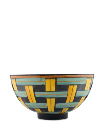 Ginori 1735 Stuoia 1923 Basket-weave Bowl In Multi
