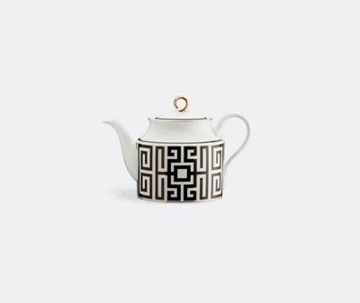 Ginori 1735 White Labirinto Nero Teapot
