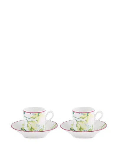 Ginori 1735 Tea Set For Two (set Of Four) In Multi