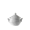 Ginori 1735 Tea Sugar Bowl With Cover In White