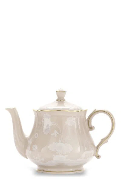 Ginori 1735 Teapot 'oriente Italiano' 680 Cc In Sand