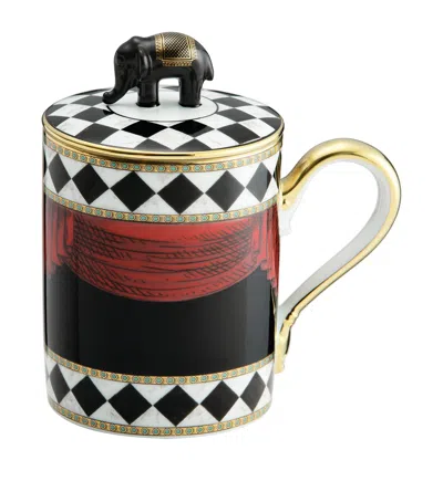 Ginori 1735 Totem Elephant Mug In Multi