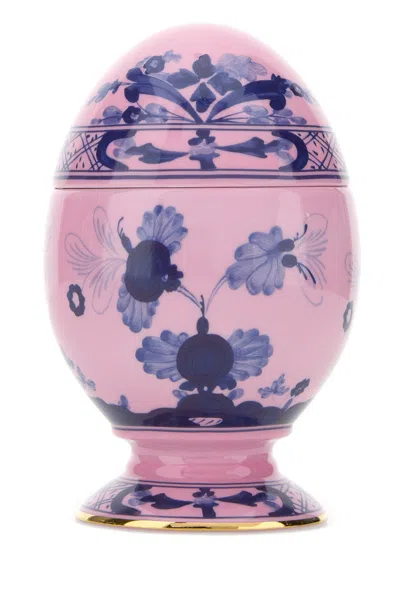 Ginori 1735 Oriente Italiano Small Egg In Pink