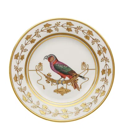 Ginori 1735 Volière Bread Plate In Multi