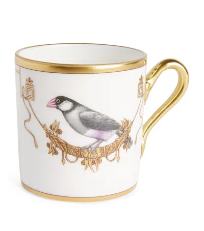 Ginori 1735 Volière Padda Espresso Cup In Multi