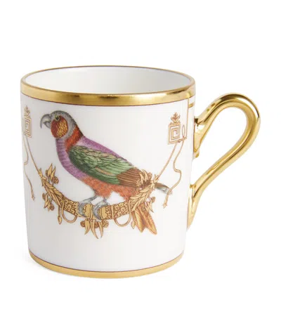 Ginori 1735 Volière Perroquet Nestor Espresso Cup In Multi