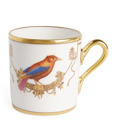 Ginori 1735 Volière Tangara Du Canada Espresso Cup In Multi